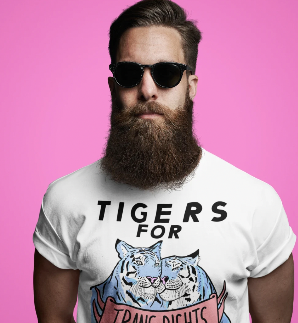 'Tigers for Trans Rights' Organic Cotton T-shirt