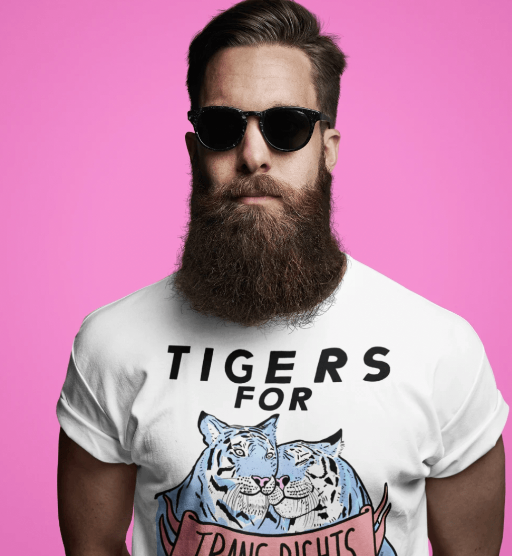 'Tigers for Trans Rights' Organic Cotton T-shirt