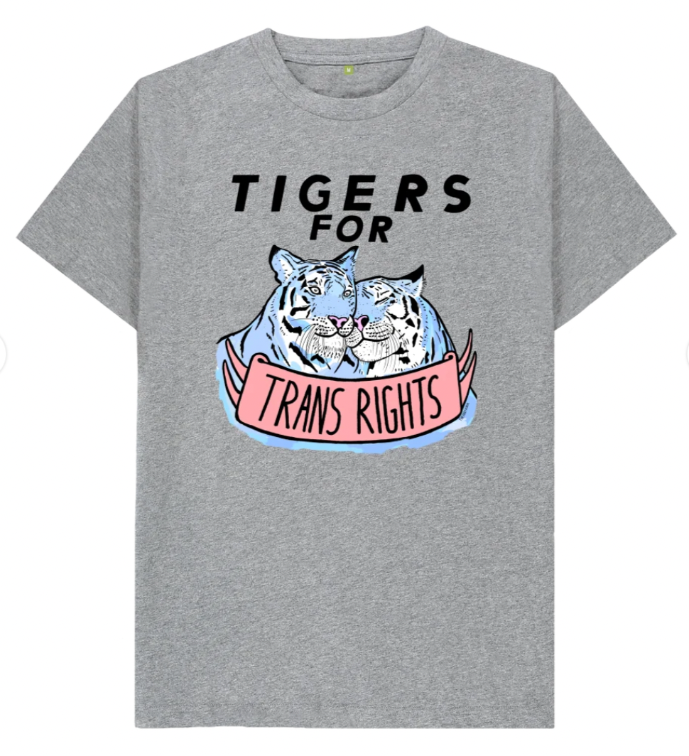 'Tigers for Trans Rights' Organic Cotton T-shirt