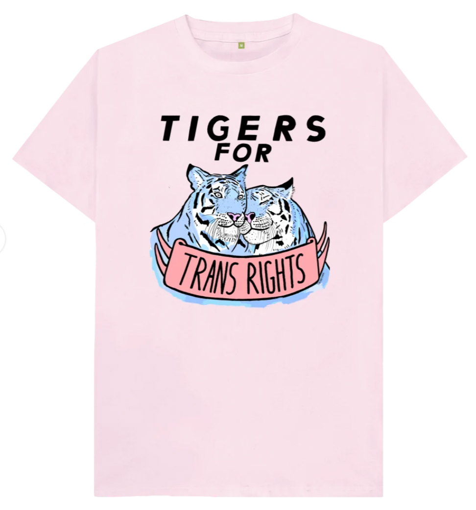 'Tigers for Trans Rights' Organic Cotton T-shirt