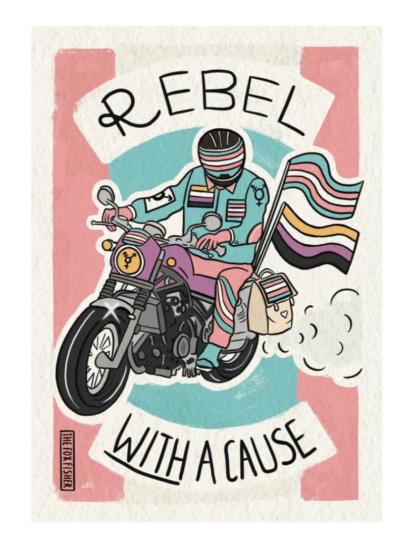 Rebel With A Cause (Art Print)