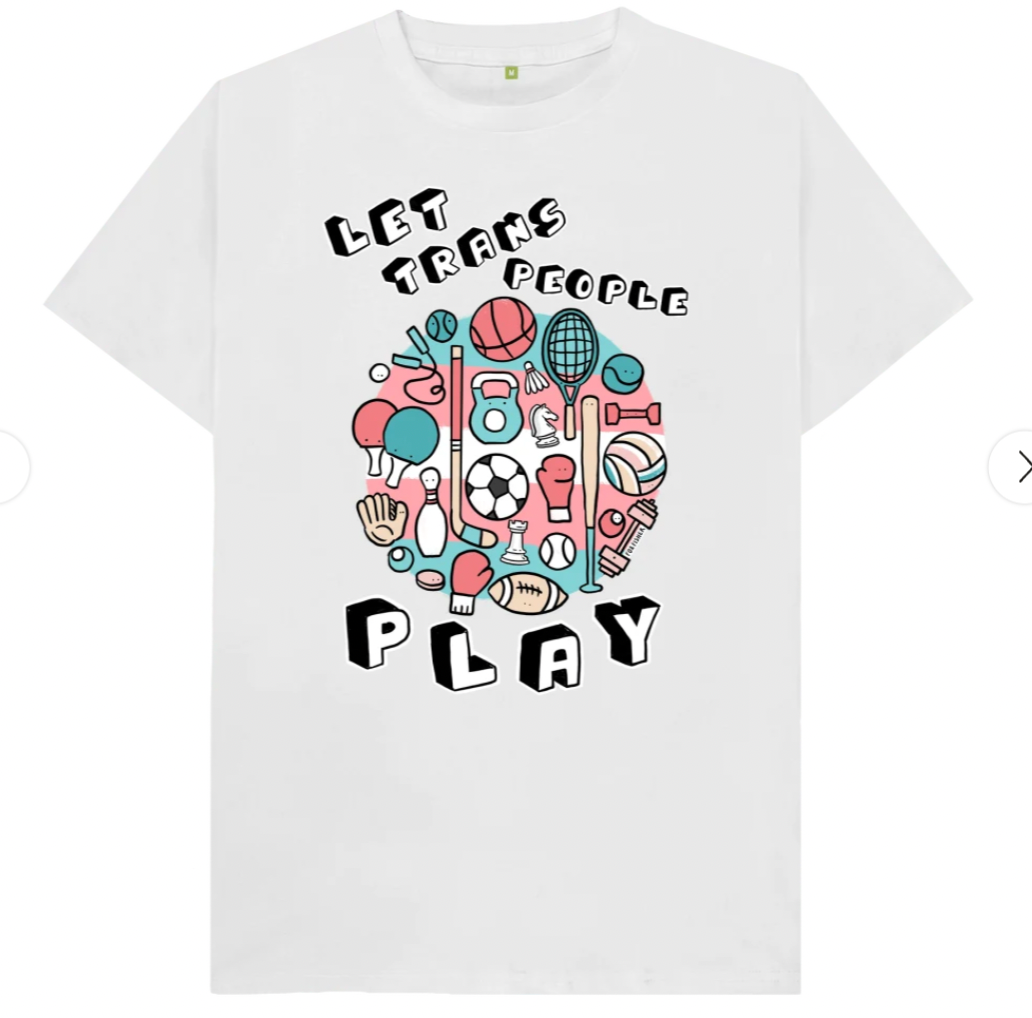 Let Trans People Play Unisex T-Shirt