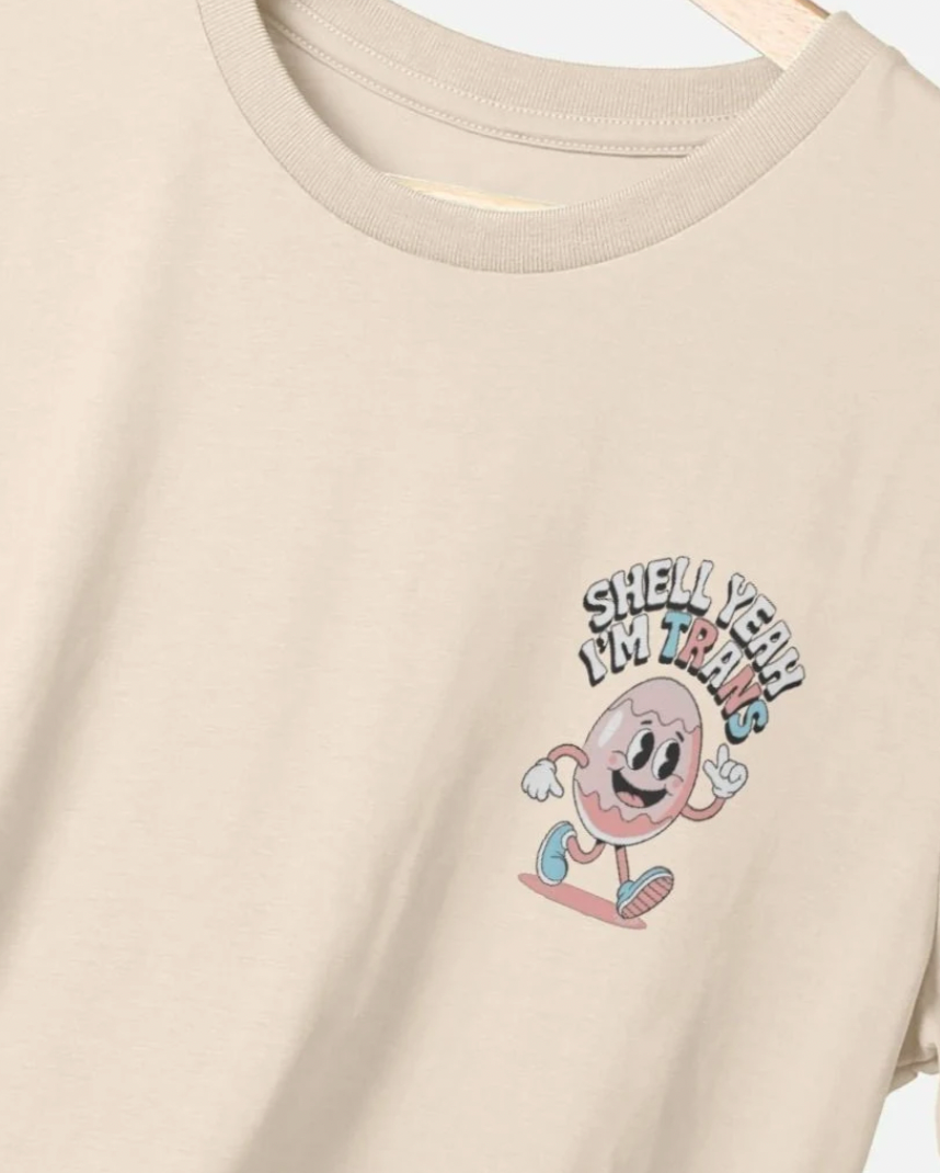 Shell Yeah I'm Trans - Front and Back Design
