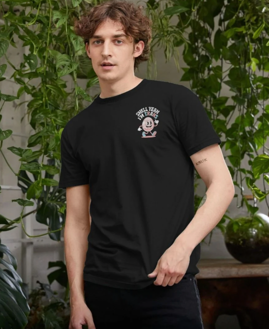 Shell Yeah I'm Trans - Front and Back Design