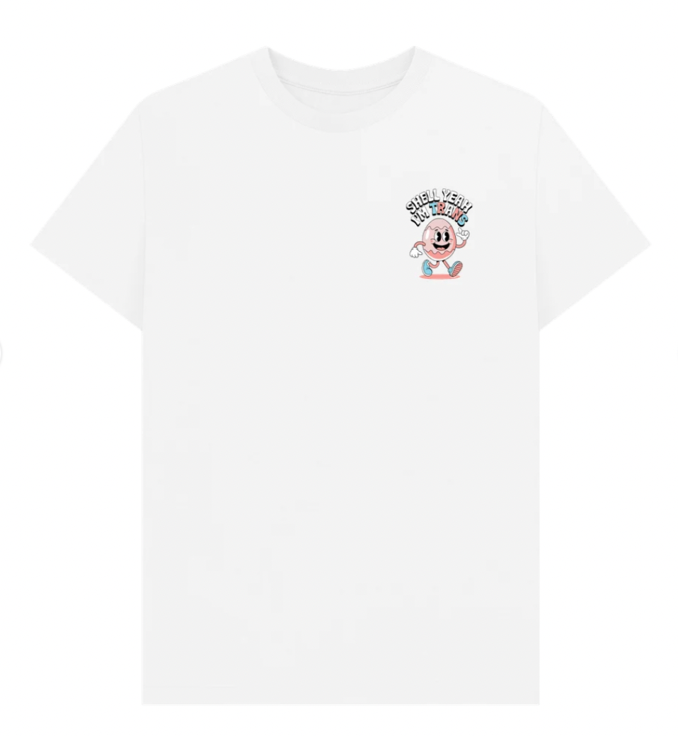 Shell Yeah I'm Trans - Front and Back Design