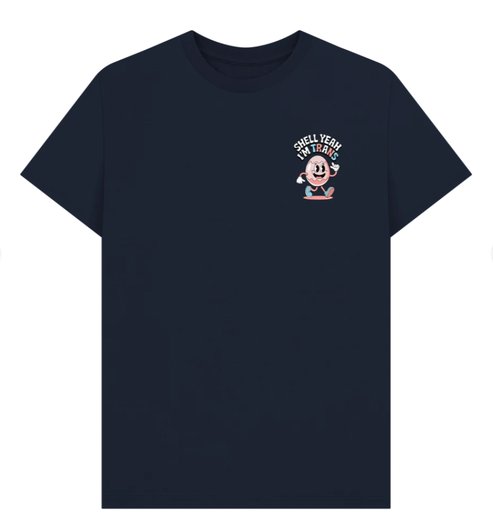Shell Yeah I'm Trans - Front and Back Design