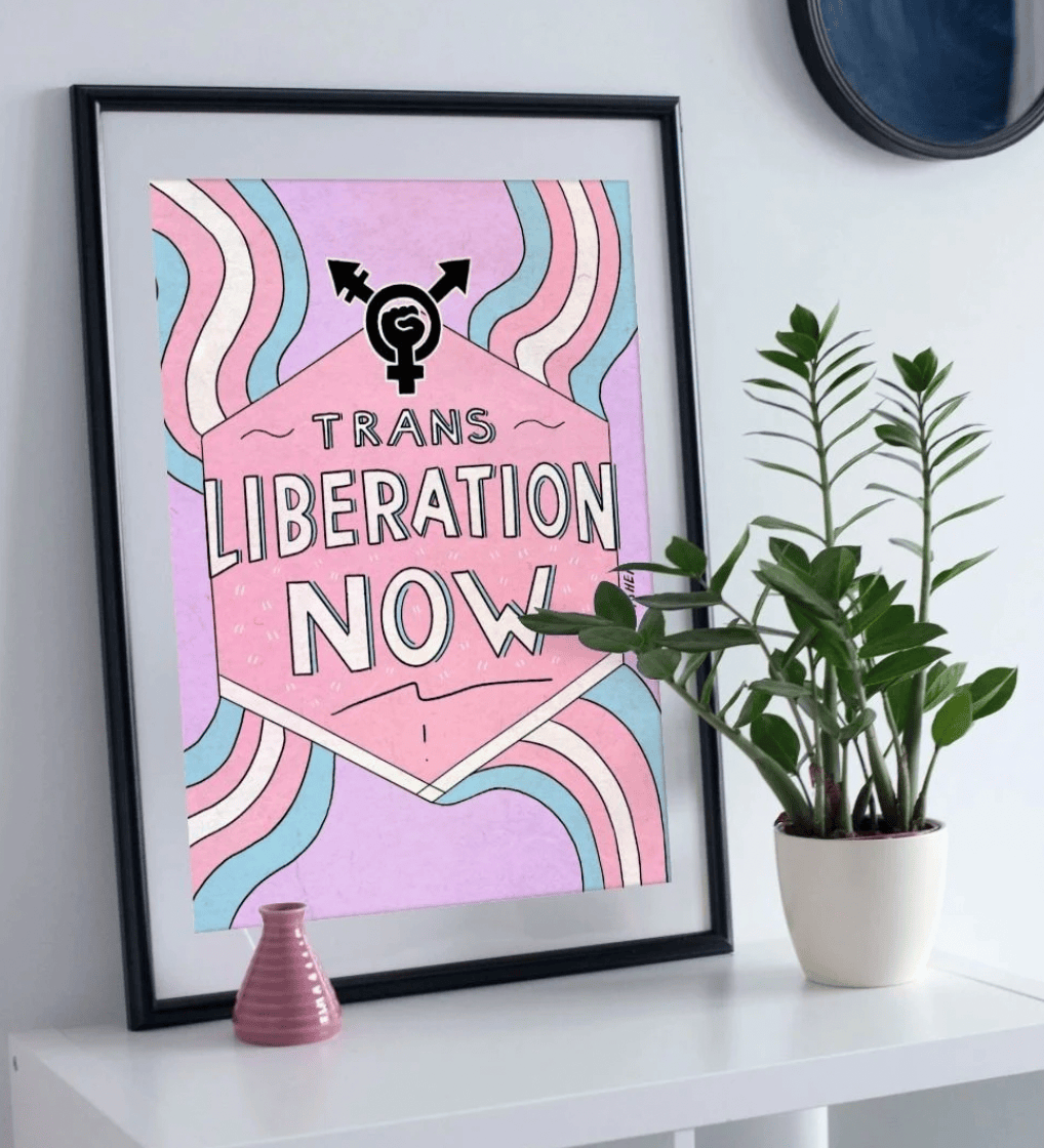 Trans Liberation Now - Art Print