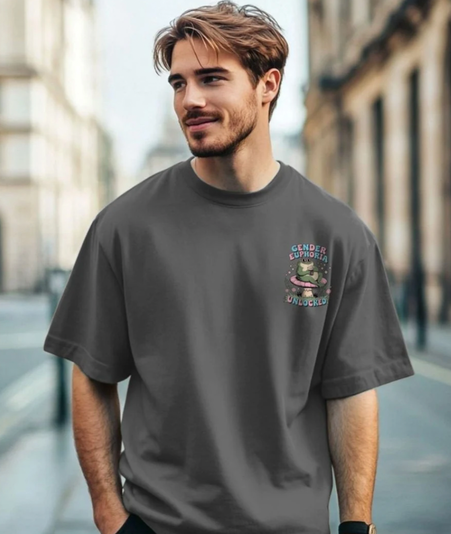 Gender Euphoria Unlocked - Premium Front Back Tshirt