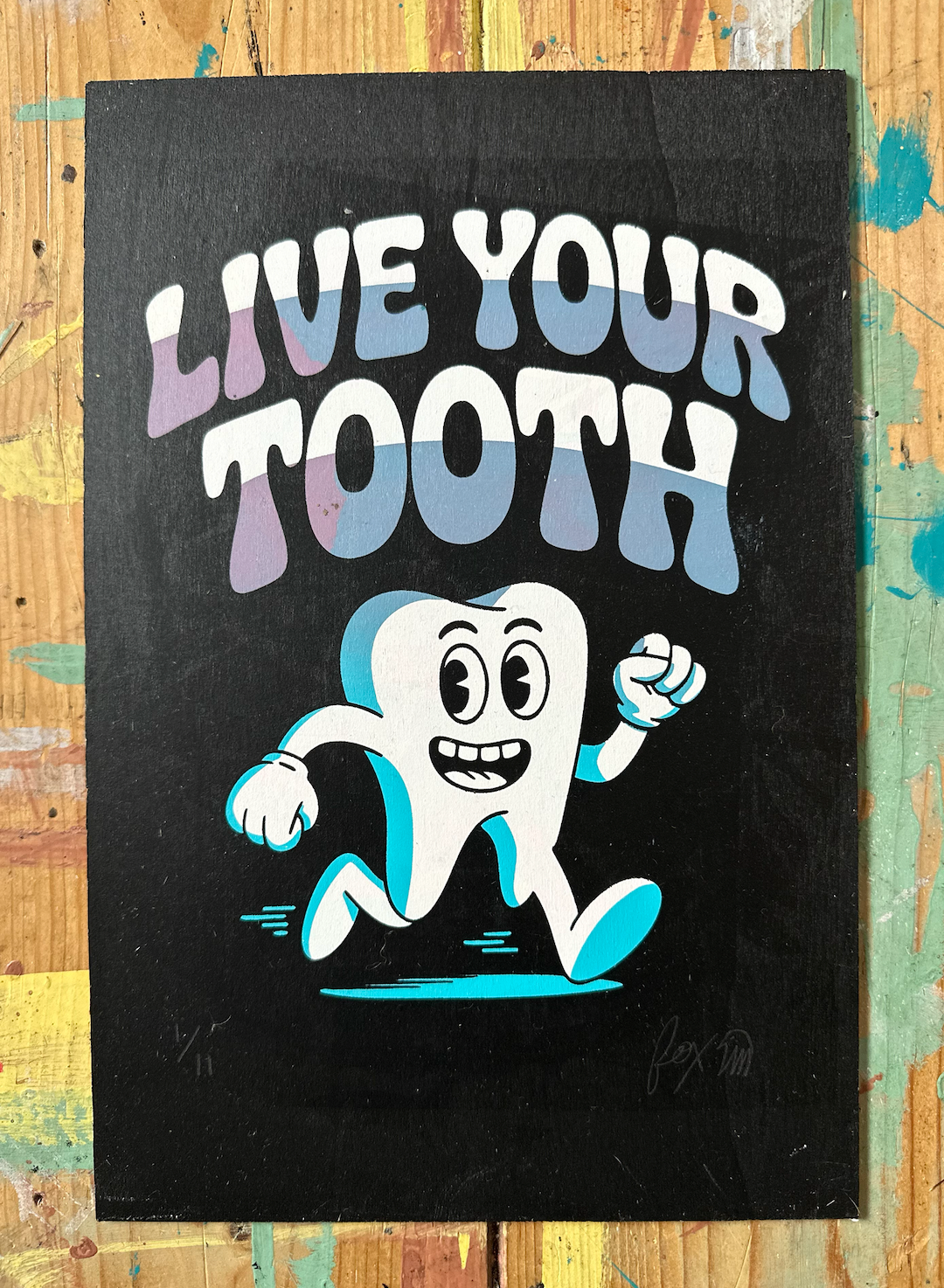 Live Your Truth - Limited Edition Screen Print (on Wood Panel)