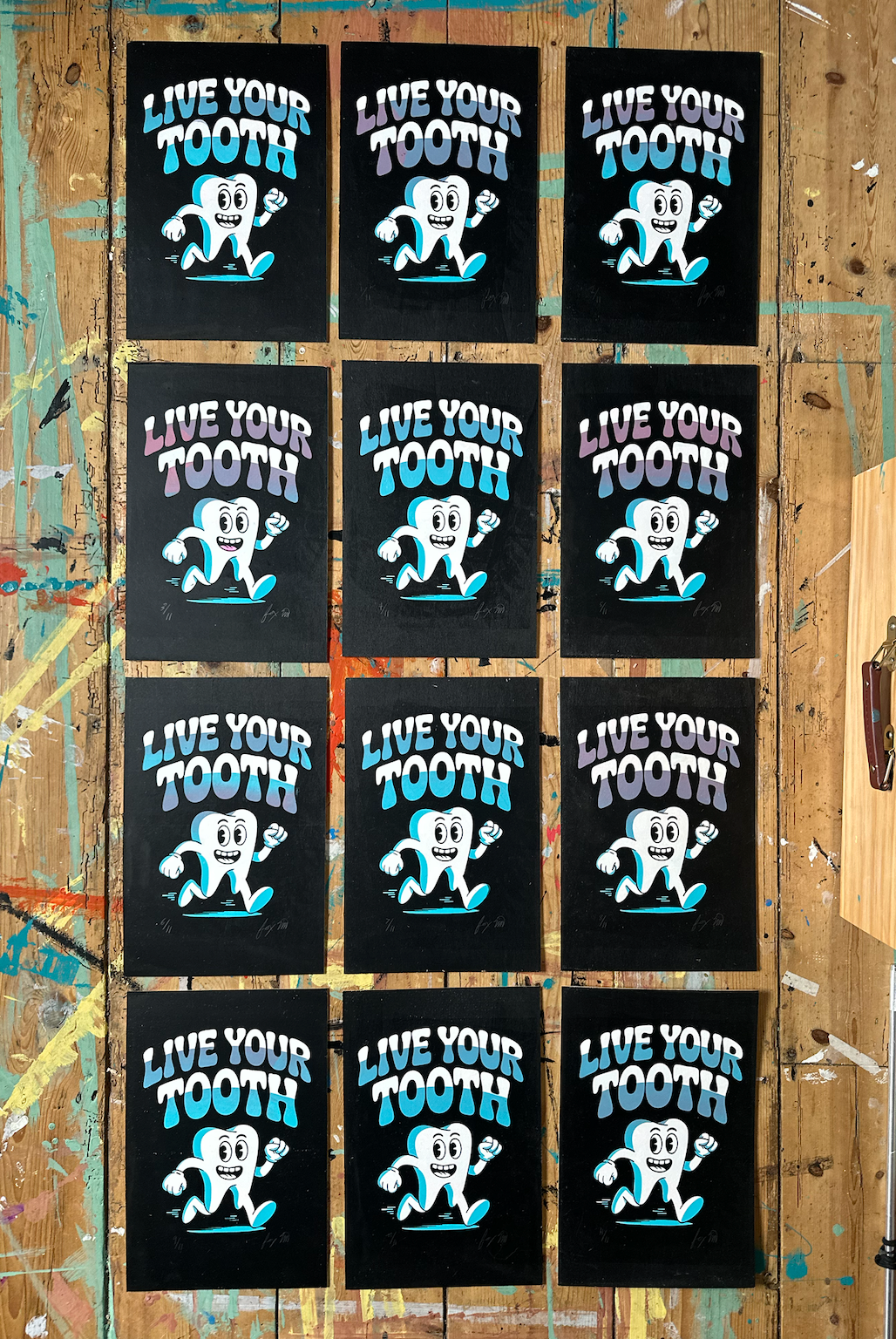 Live Your Truth - Limited Edition Screen Print (on Wood Panel)