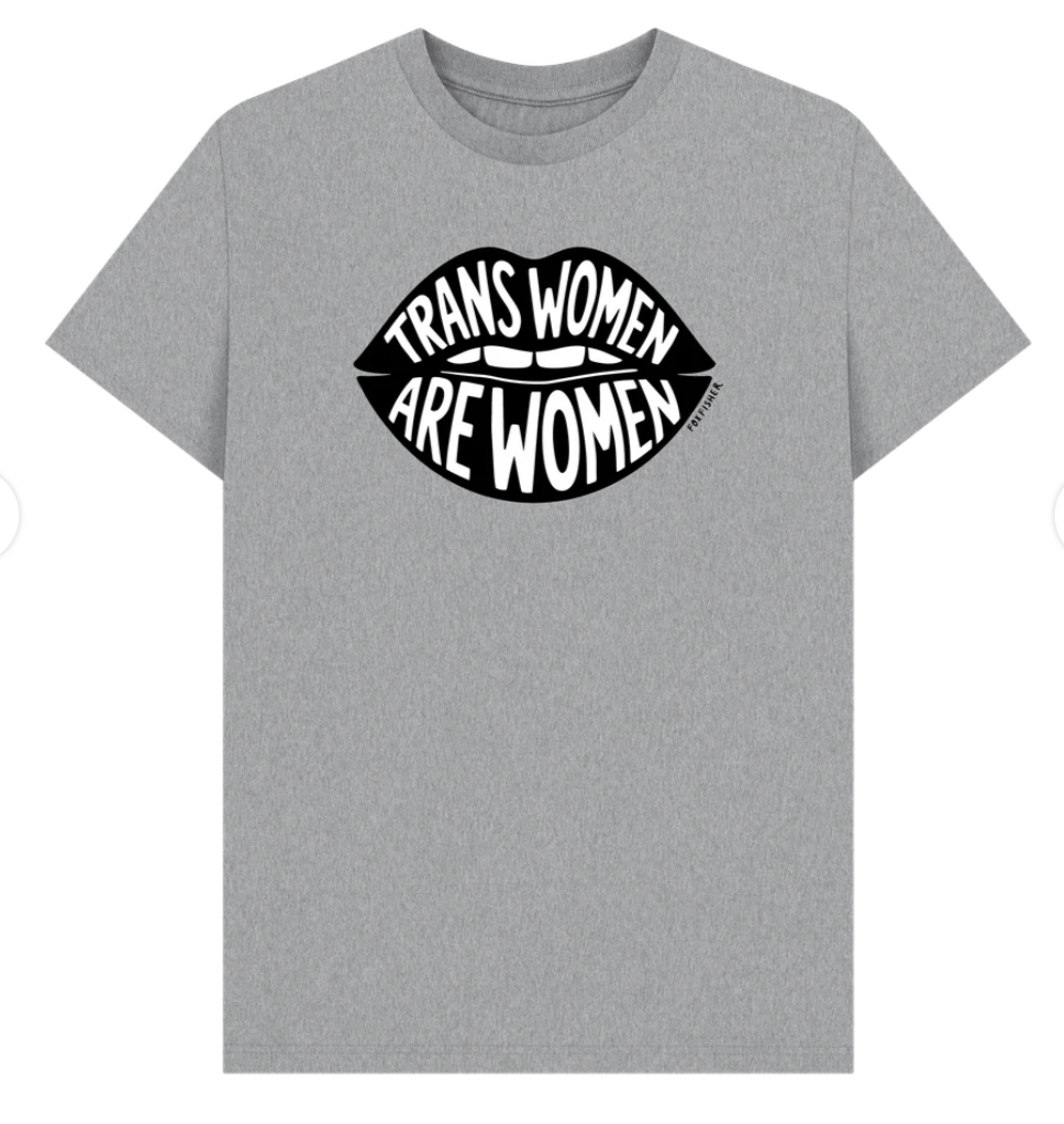 Trans Women Are Women T-Shirt | Hand-Drawn Feminist Tee | Organic Cotton
