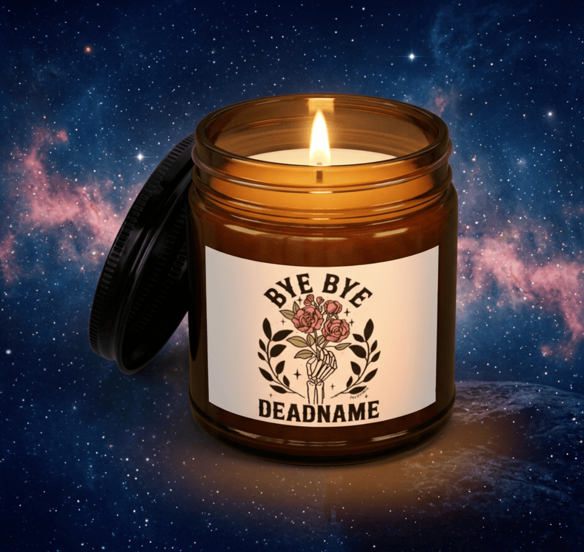 Bye Bye Deadname - Wax Candle