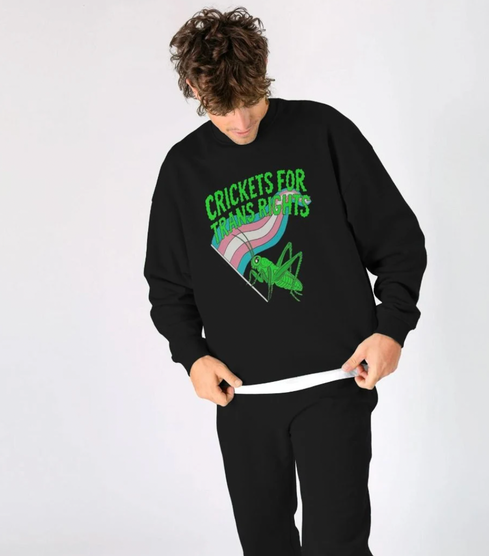 Crickets for Trans Rights - Sweater Edition
