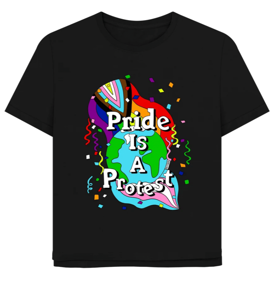 Pride is a Protest (femme style t-shirt)