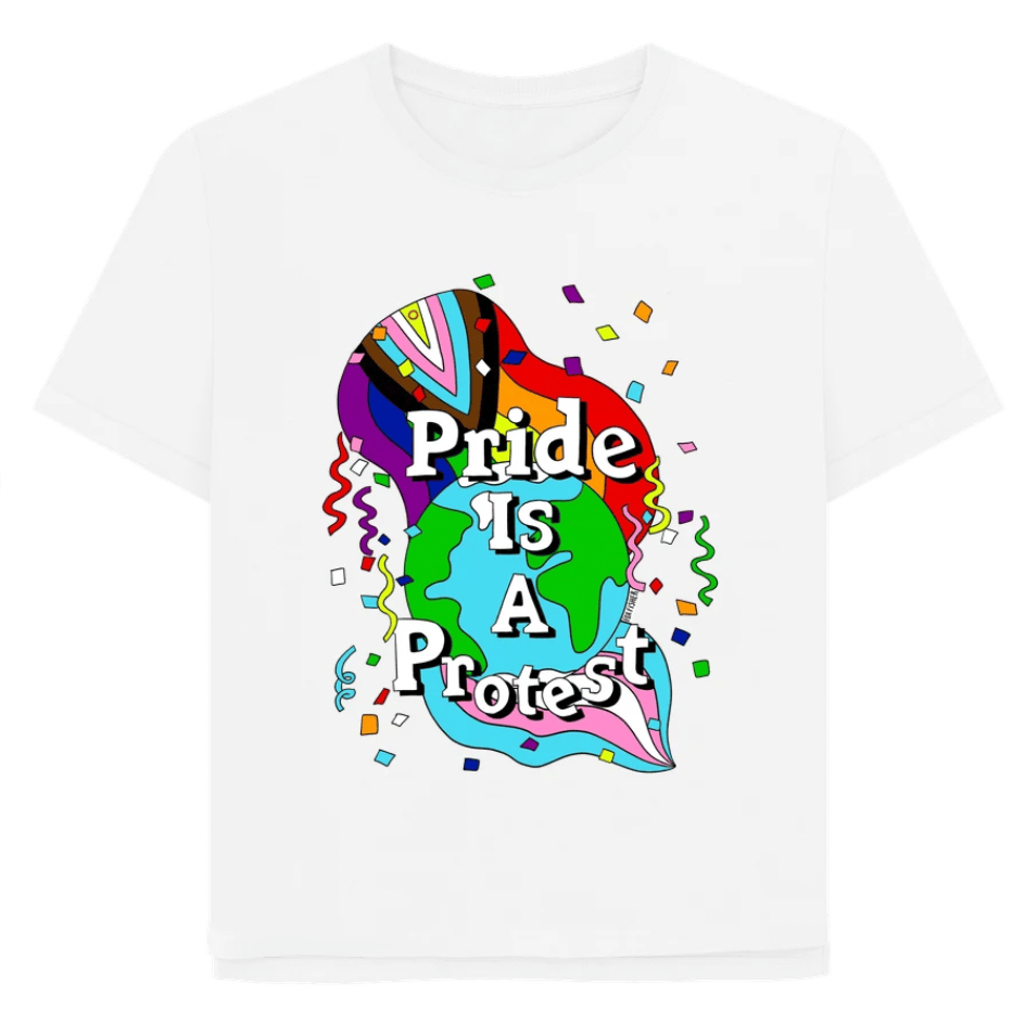 Pride is a Protest (femme style t-shirt)