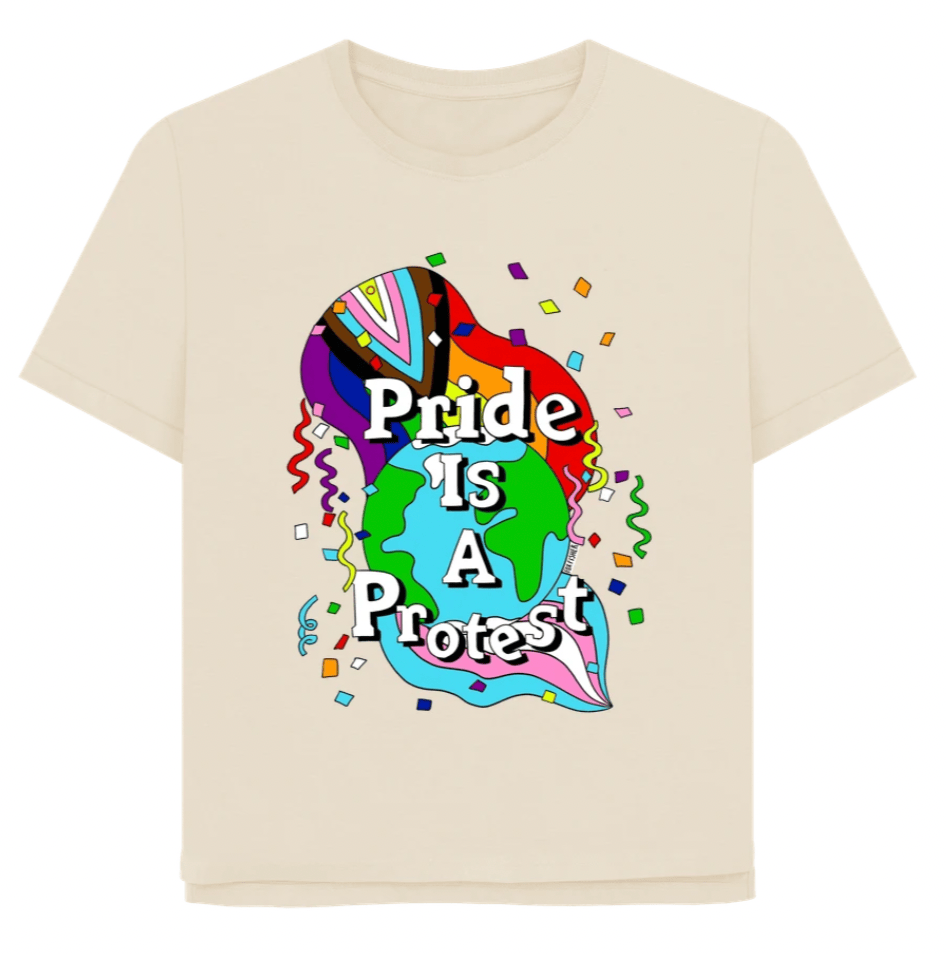 Pride is a Protest (femme style t-shirt)