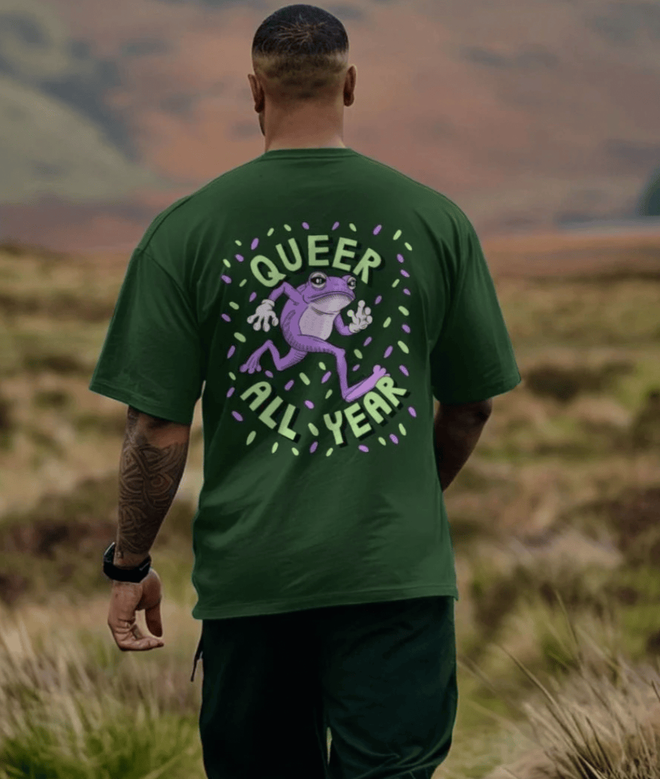 Queer All Year - Double Design Premium Unisex TShirt