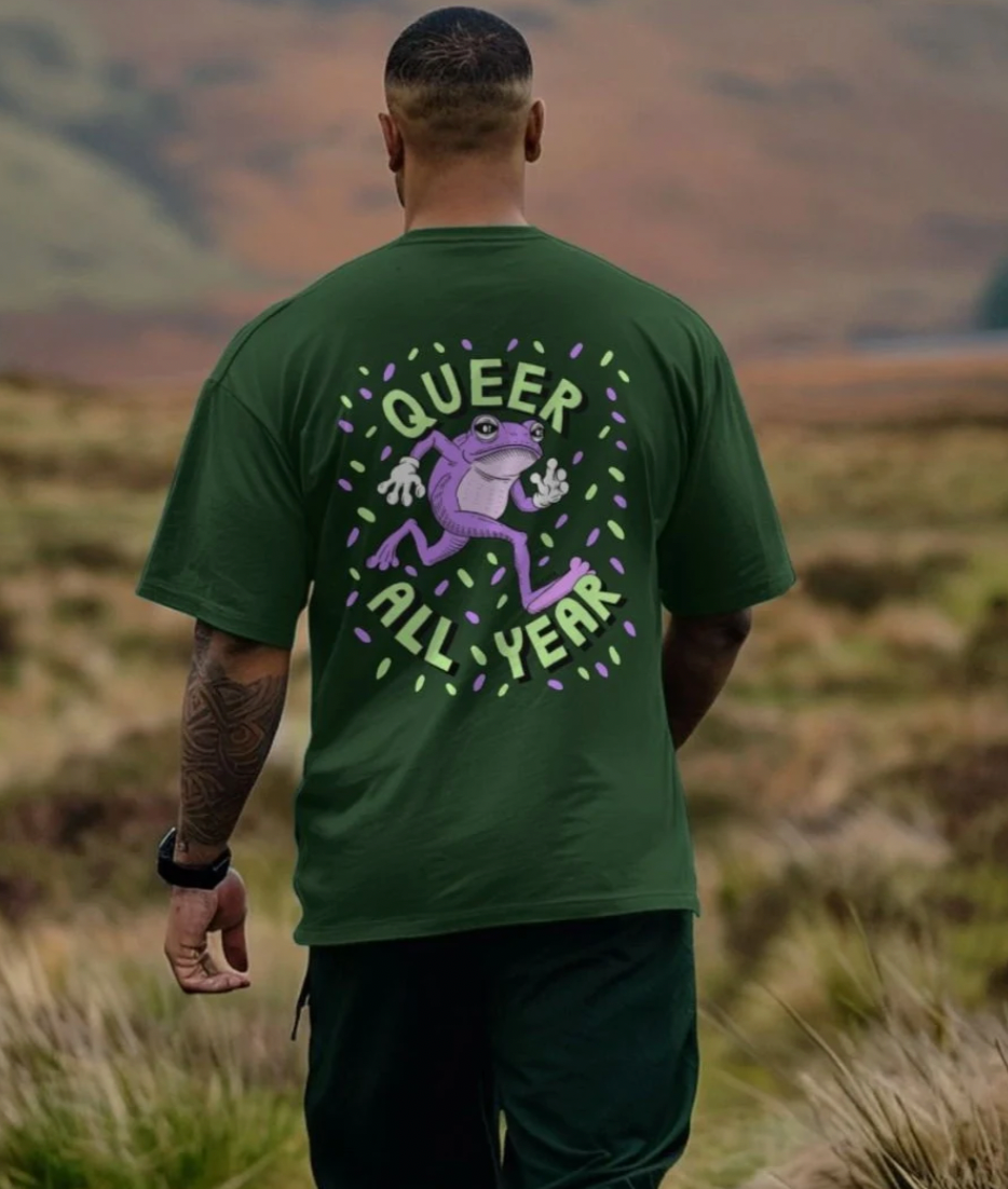 Queer All Year - Double Design Premium Unisex TShirt