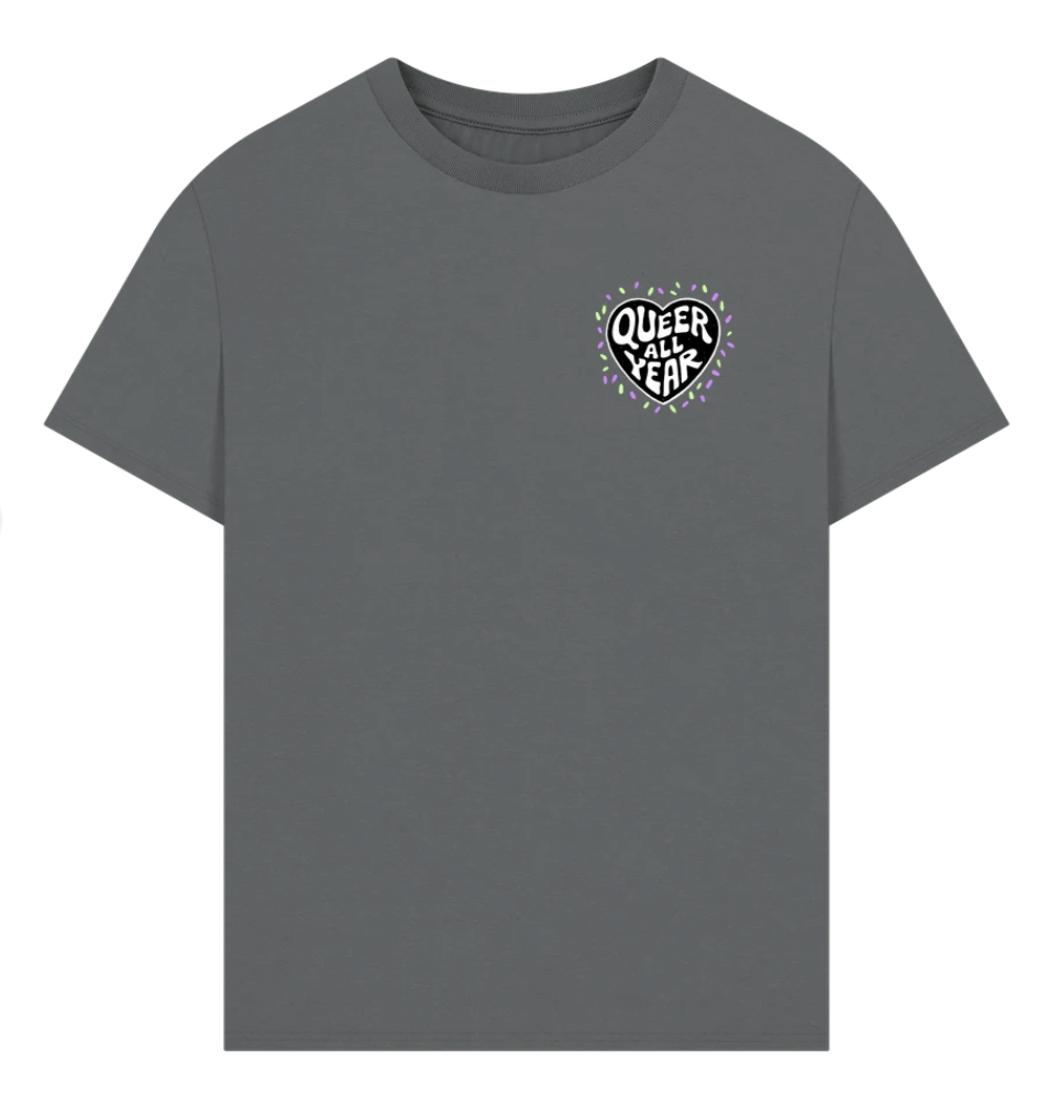 Queer All Year - Double Design Premium Unisex TShirt