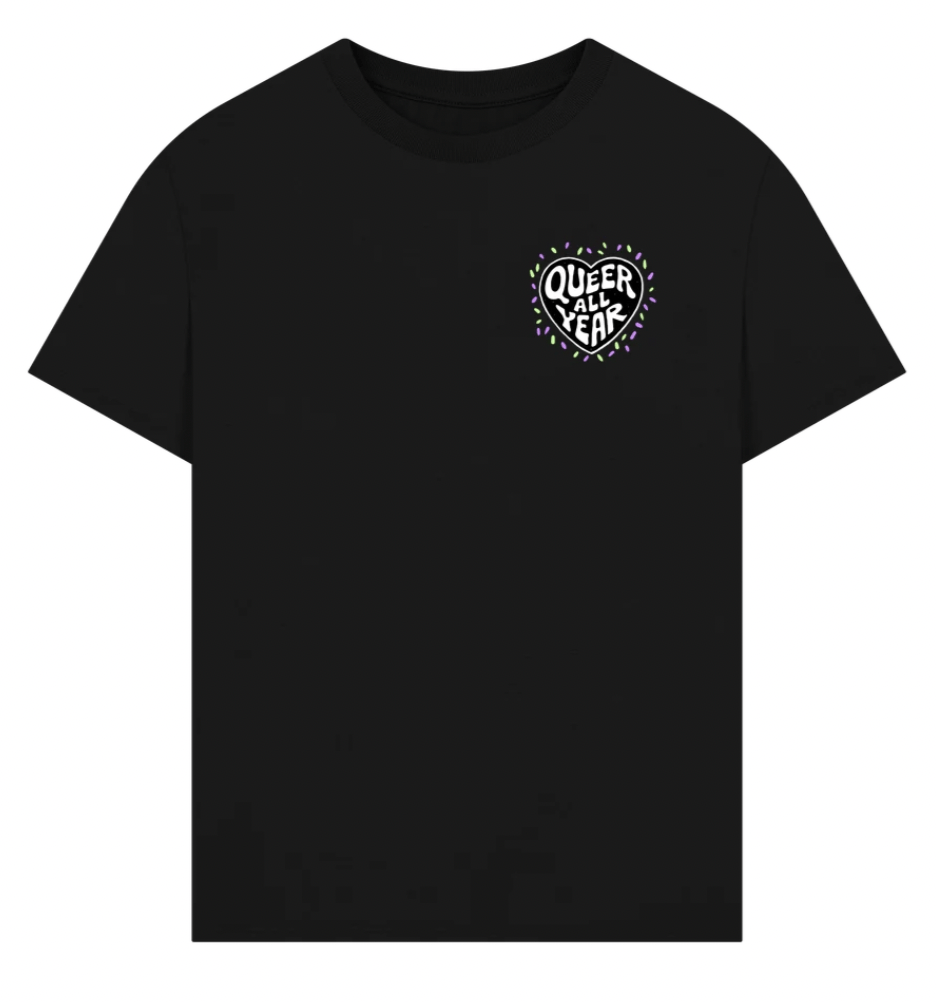 Queer All Year - Double Design Premium Unisex TShirt