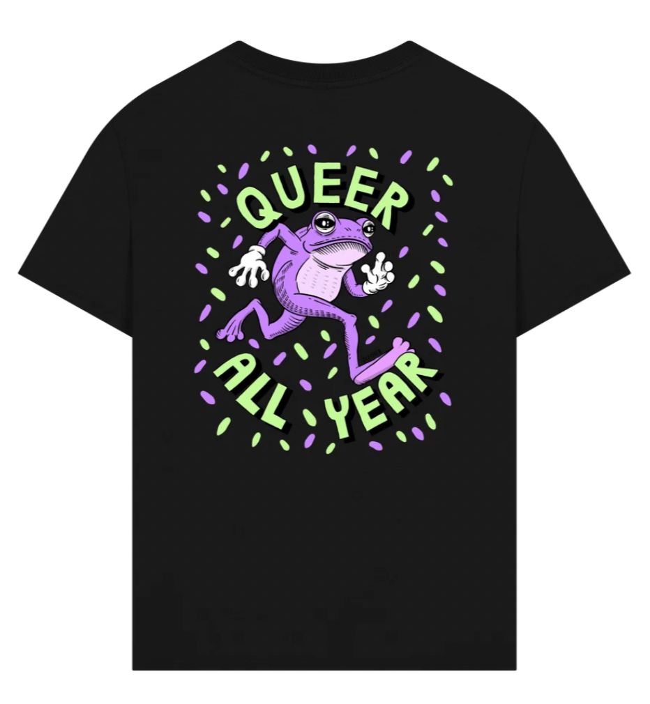 Queer All Year - Double Design Premium Unisex TShirt