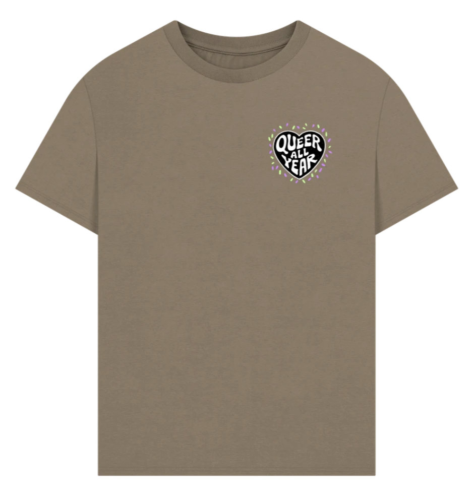 Queer All Year - Double Design Premium Unisex TShirt