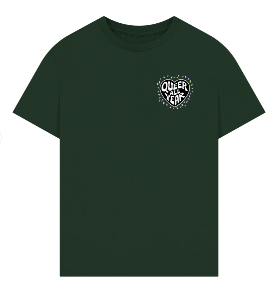 Queer All Year - Double Design Premium Unisex TShirt