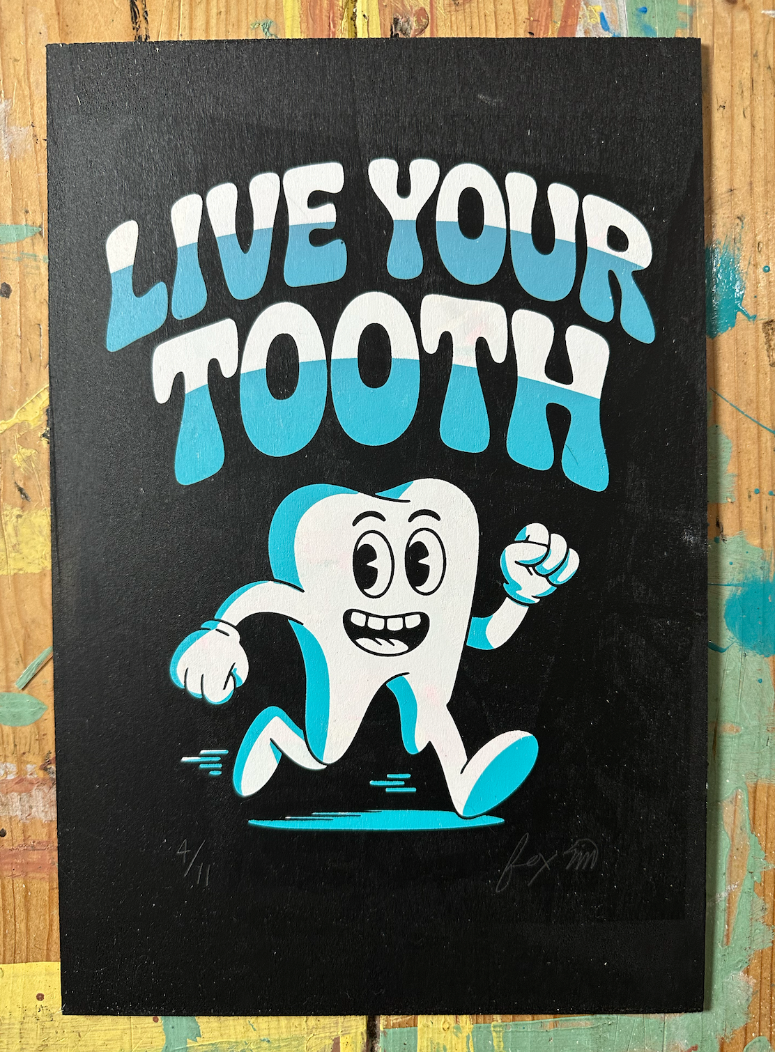 Live Your Truth - Limited Edition Screen Print (on Wood Panel)