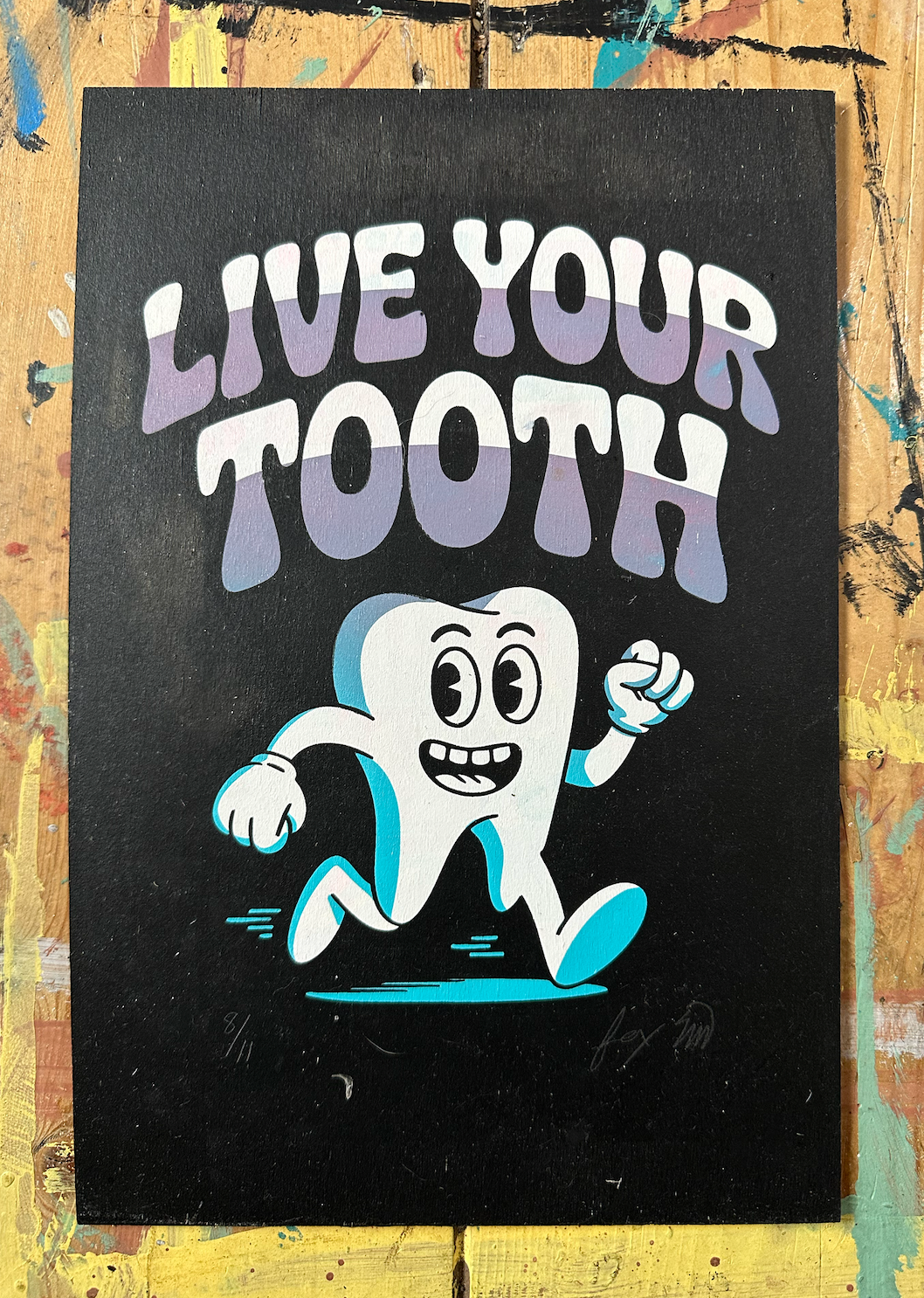 Live Your Truth - Limited Edition Screen Print (on Wood Panel)
