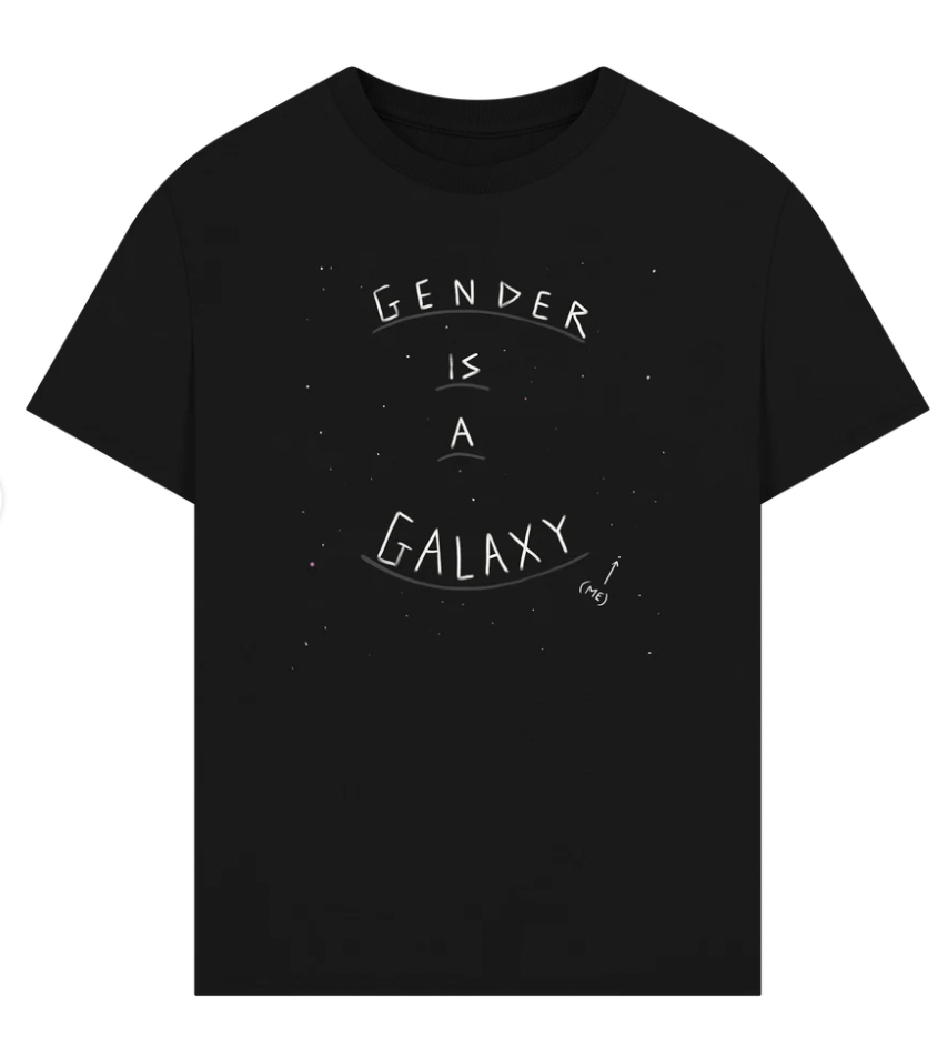 Gender Is a Galaxy - Oversized T-Shirt