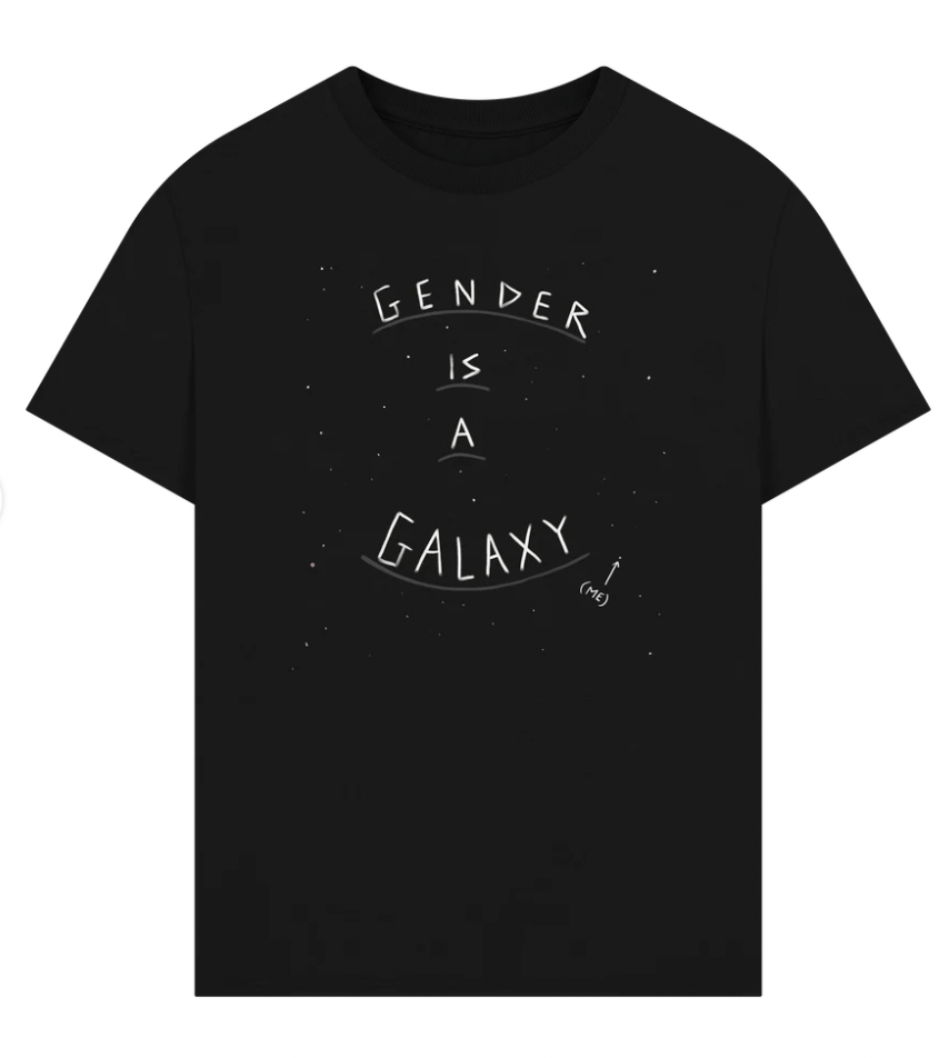 Gender Is a Galaxy - Oversized T-Shirt