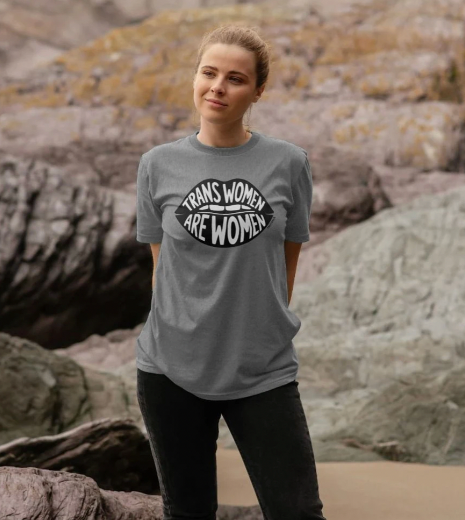 Support Your Sisters Not Just Your Cis-Ters T-Shirt | Hand-Drawn Feminist Tee | Organic Cotton