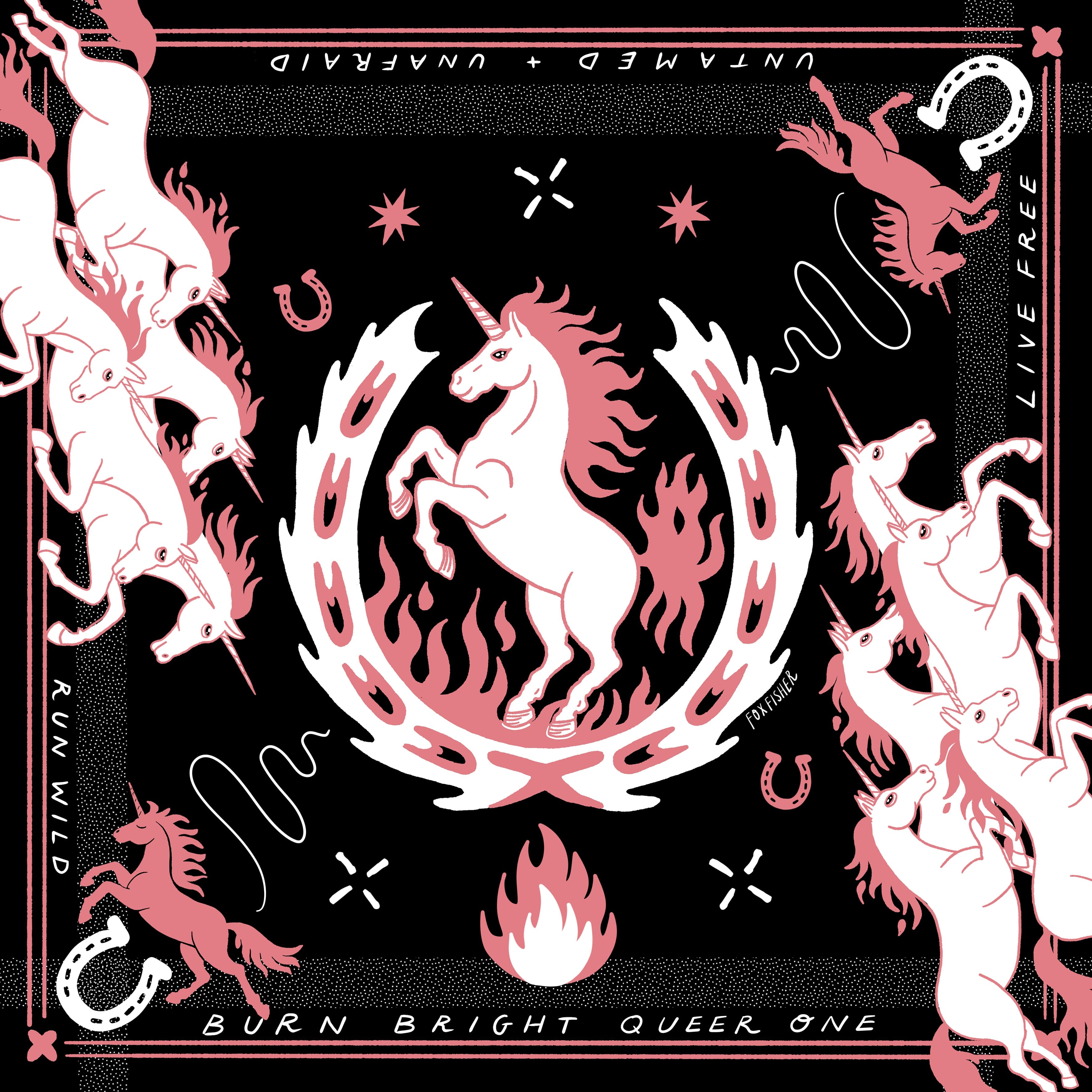 Run Wild with Unicorns - Bandana