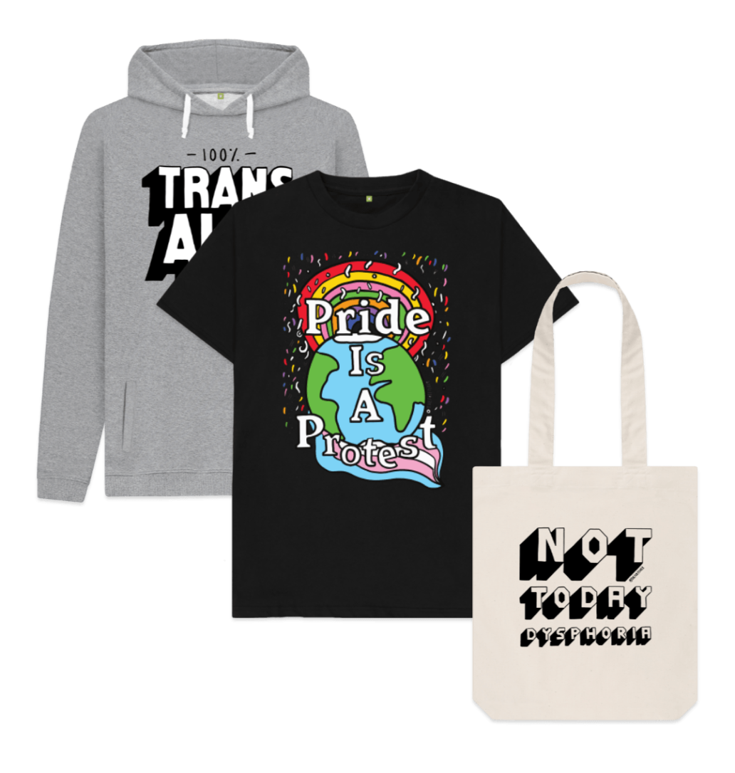 A display of some of the merchandise from Fox's store