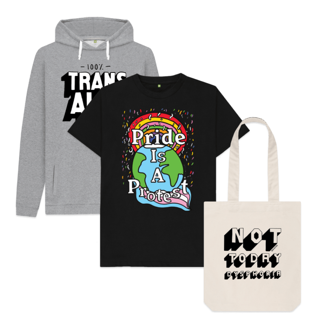 A display of some of the merchandise from Fox's store