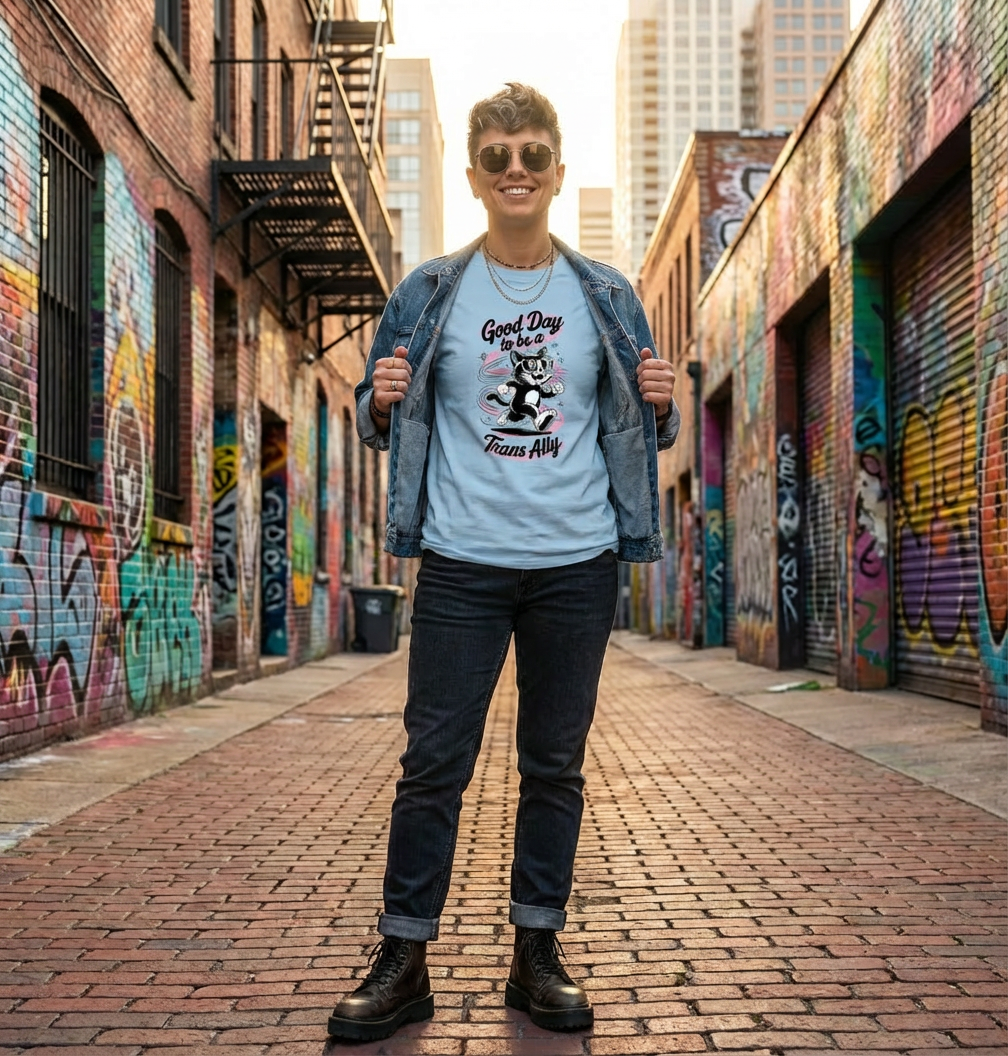 Good Day to be a Trans Ally - Oversize Tshirt