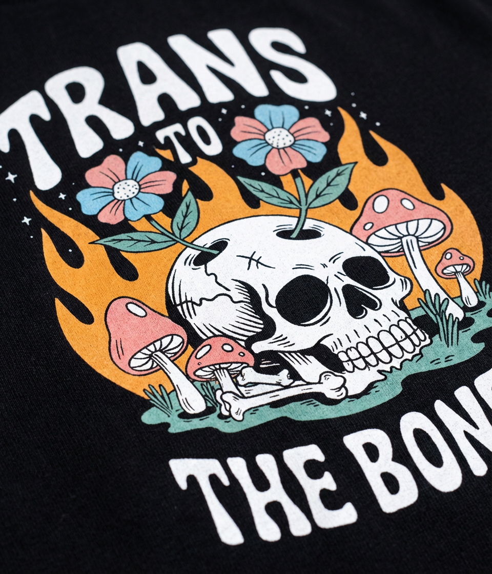 Trans to the Bone - Oversized T-Shirt