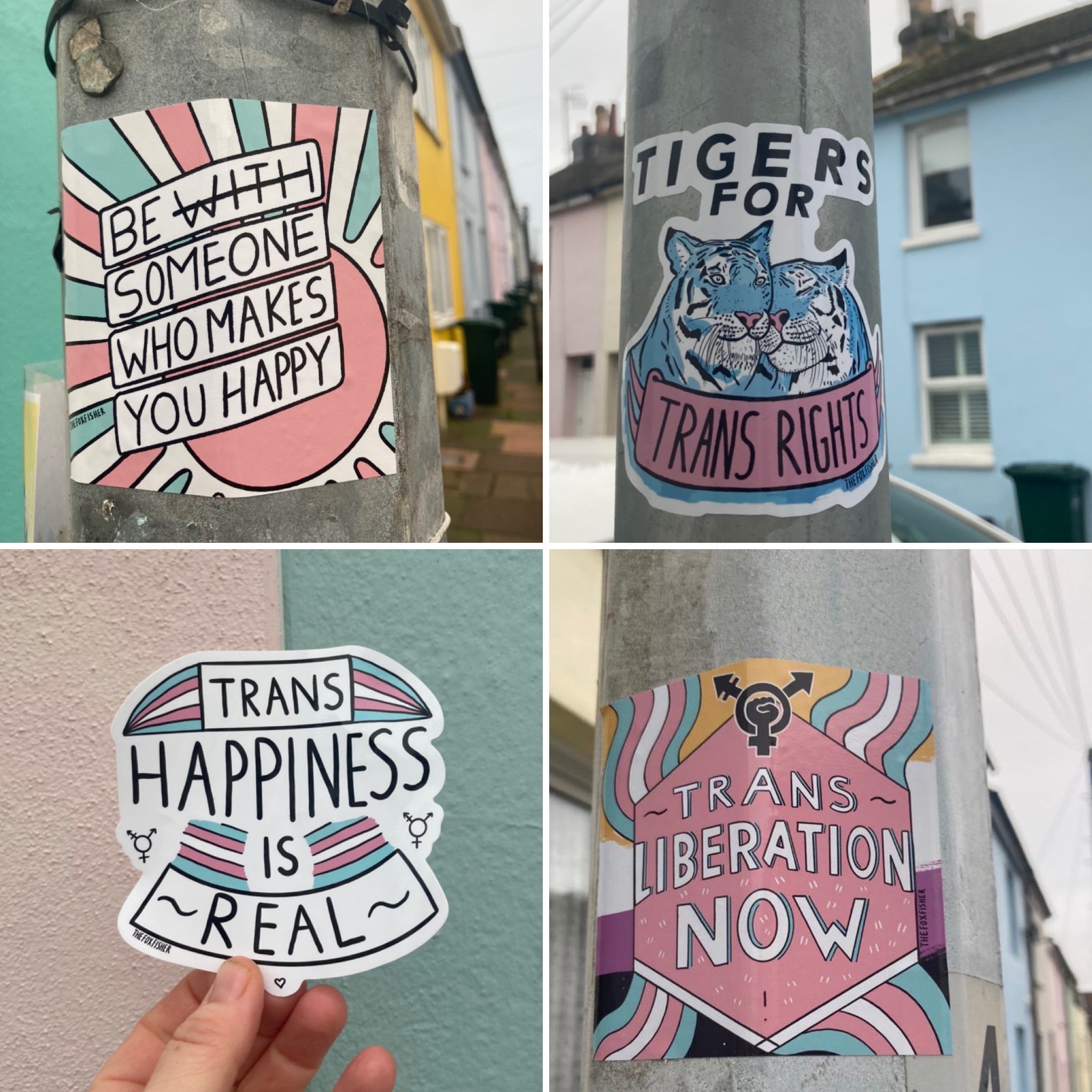 20 Trans / LGBTQIA+ Stickers