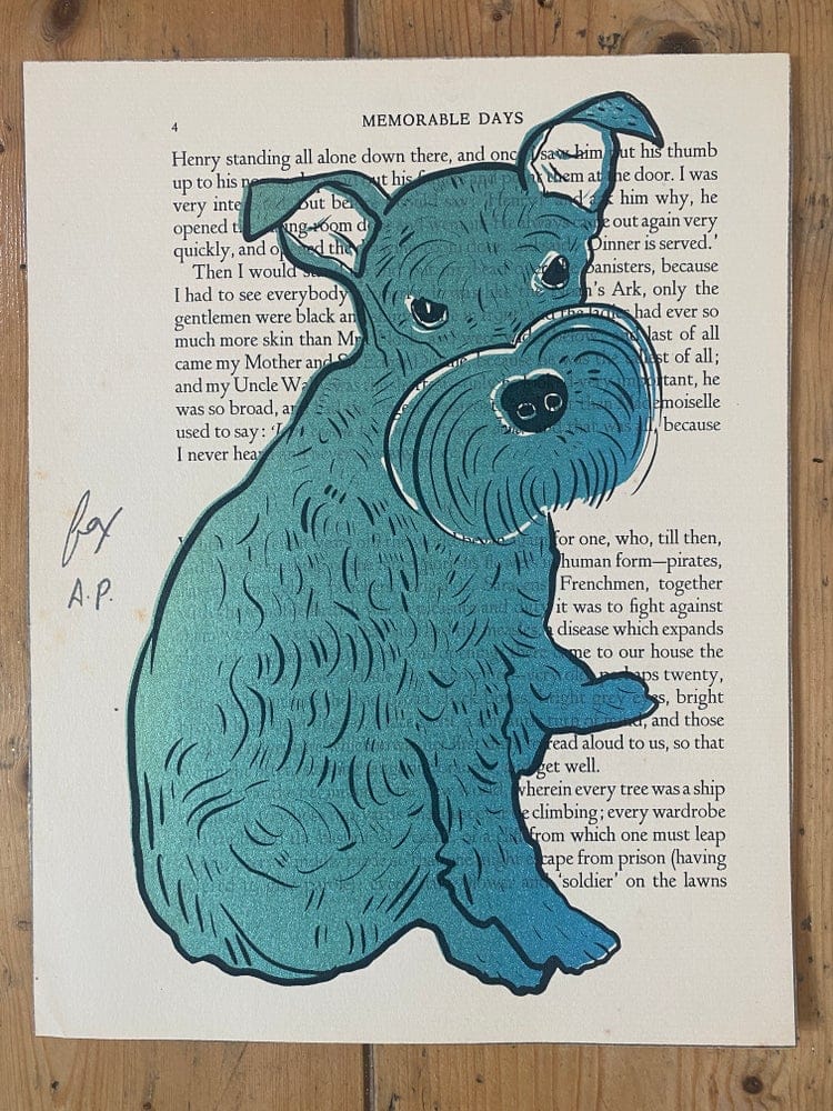 Grumpy Dog Screen Print
