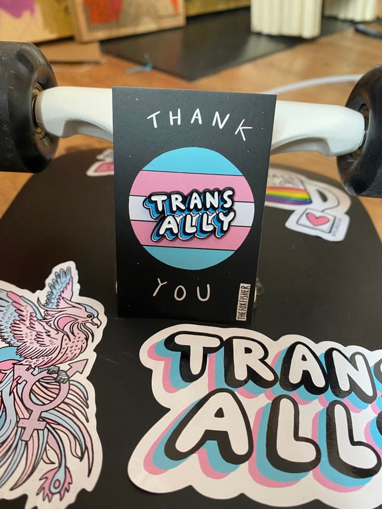 Trans Ally Enamel Pin