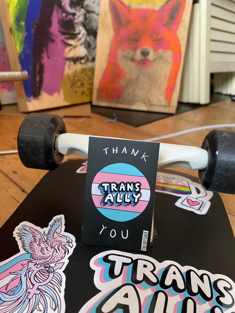 Trans Ally Enamel Pin