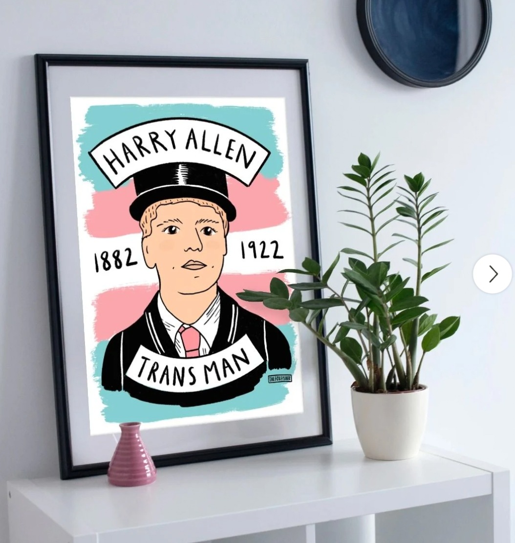 Harry Allen, Trans Man Art Print