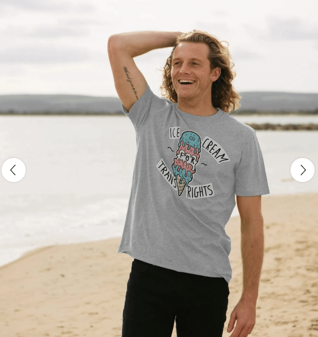 Ice Cream for Trans Rights Unisex T-Shirt