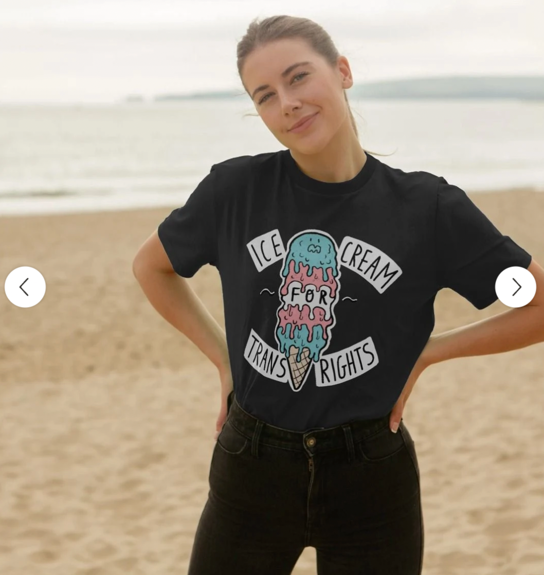 Ice Cream for Trans Rights Unisex T-Shirt