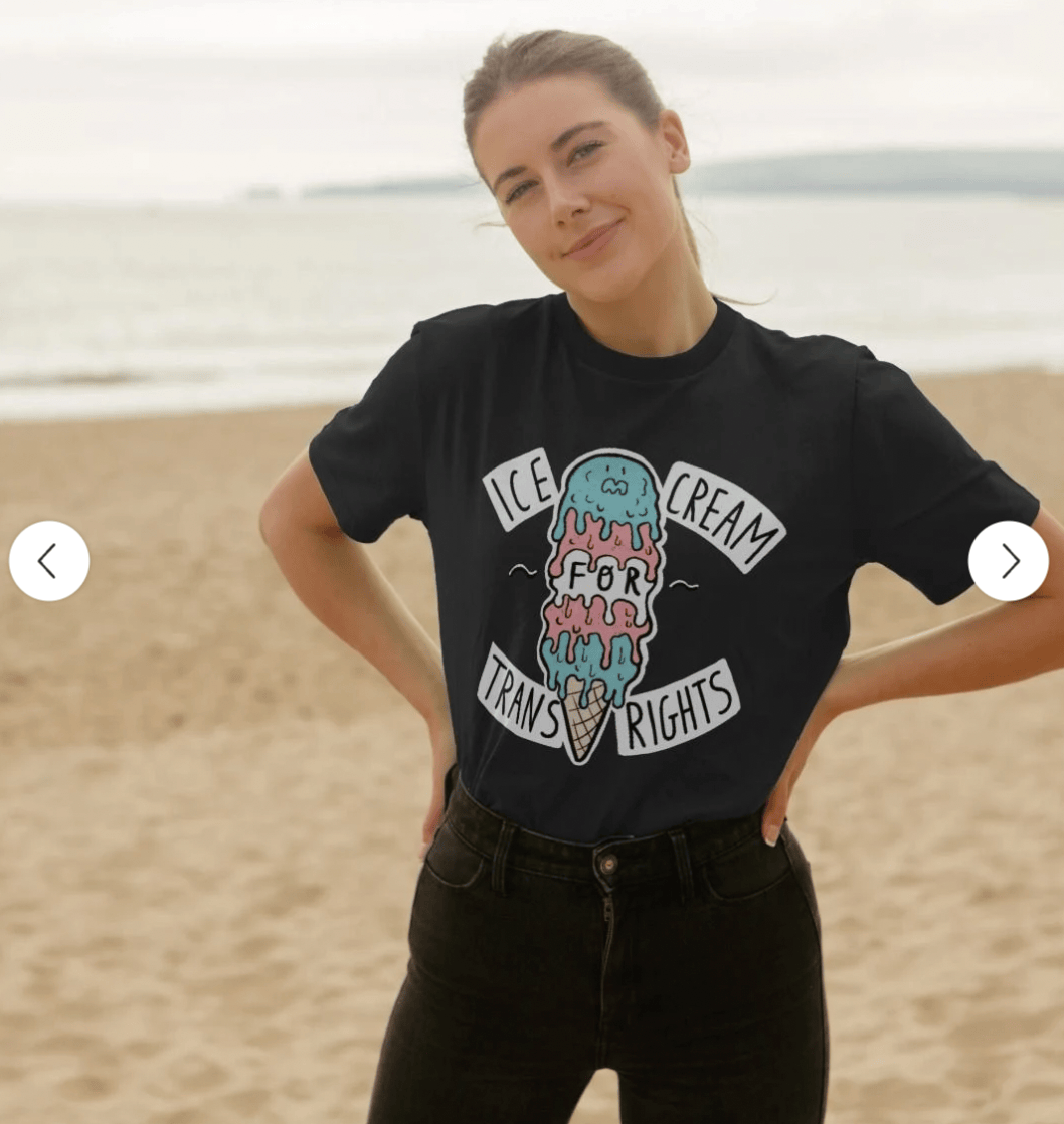 Ice Cream for Trans Rights Unisex T-Shirt