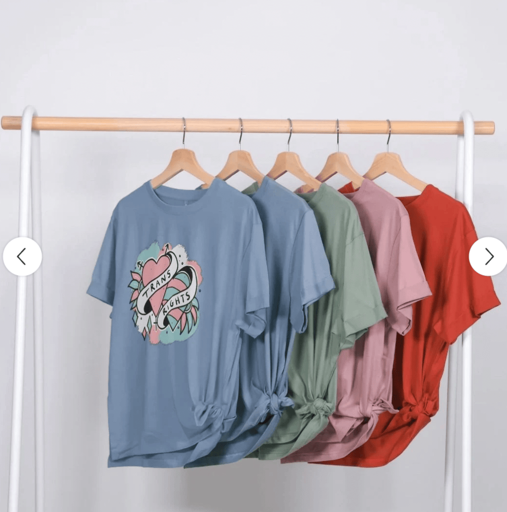 Trans Rights Heart T-Shirt