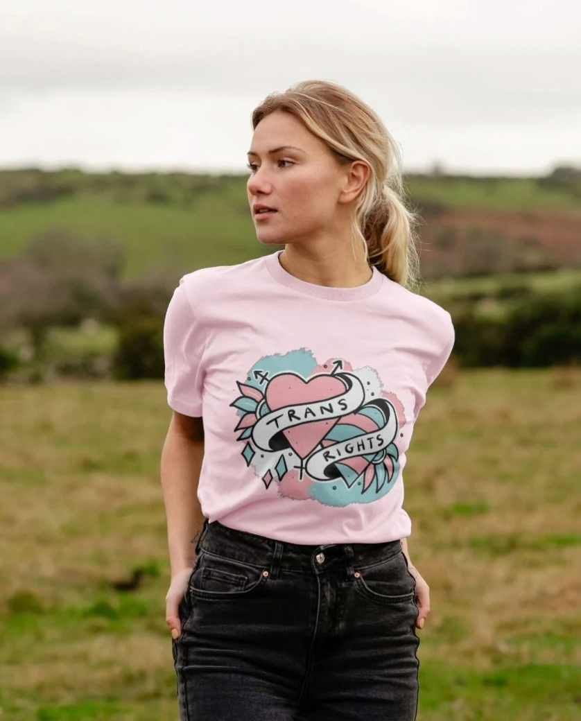 Trans Rights Heart T-Shirt