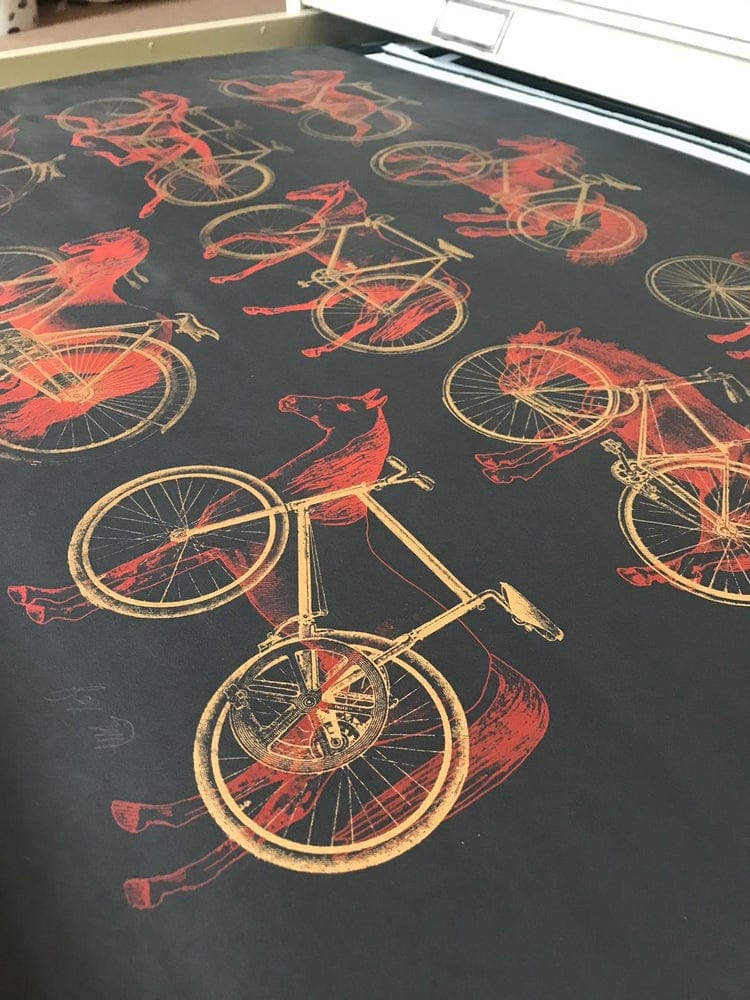 By Beast Or By Bicycle Midnight Edition Screen Print