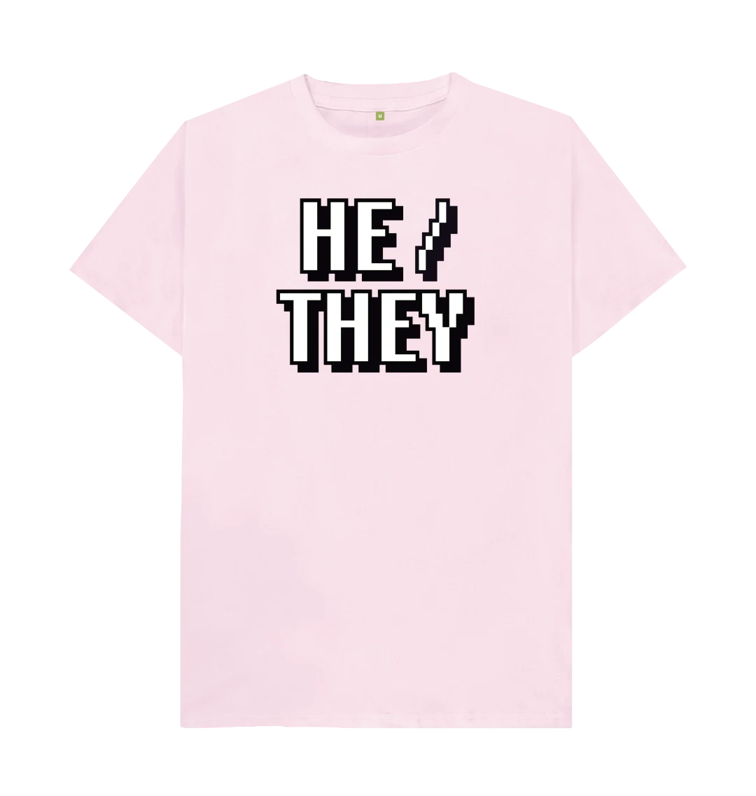 HE / THEY Pronouns T-Shirt