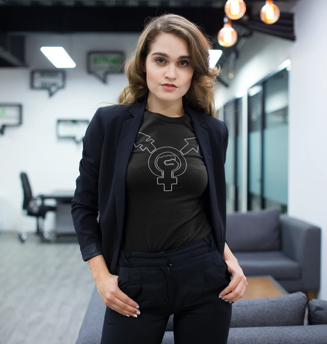 Trans Rights Feminist Femme T-Shirt